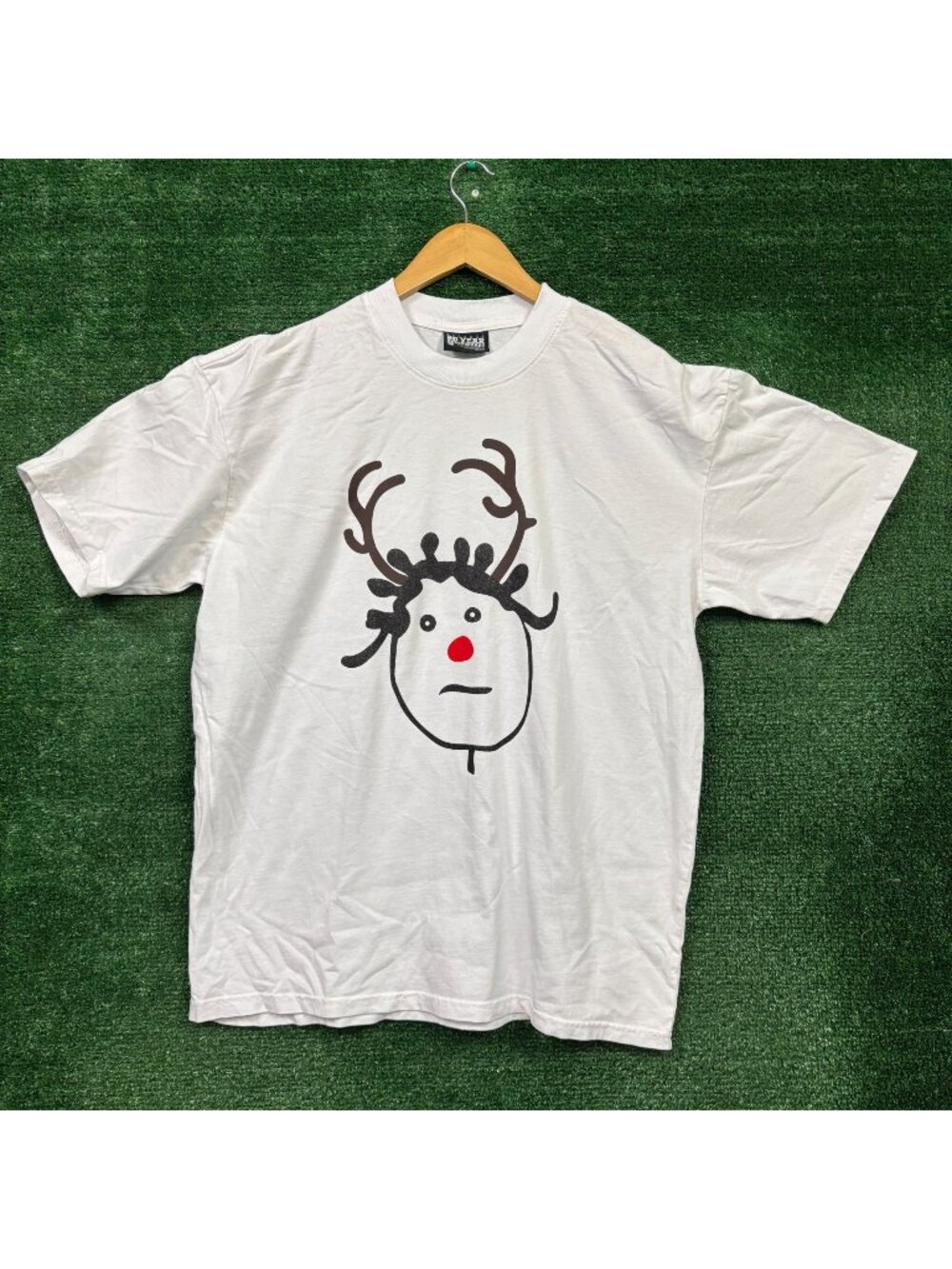 Rhenna Holiday white T-Shirt Size Large